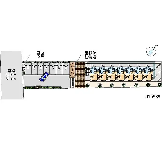 ★手数料０円★八王子市滝山町　月極駐車場（LP）